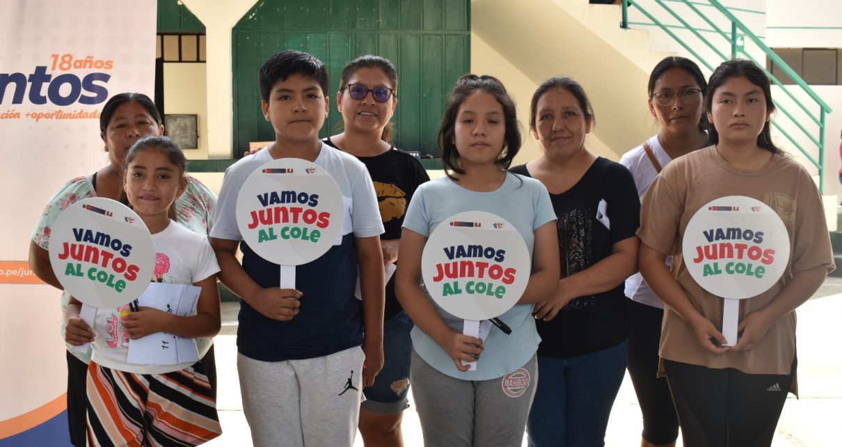 Vamos Juntos al Cole Oportunidad para más de 88 mil estudiantes
