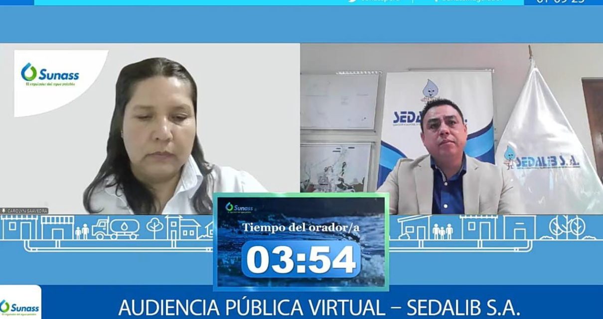 Presidente del Directorio de Sedalib se opone a aumento en tarifa del agua